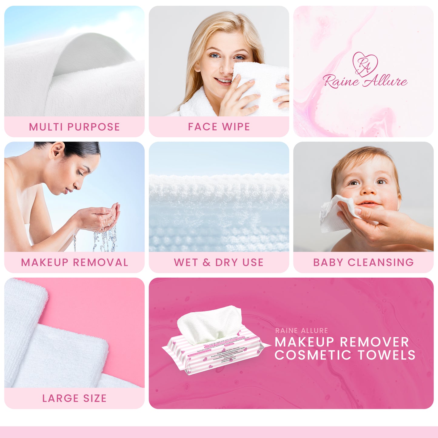 Makeup Remover Cosmetic Towels