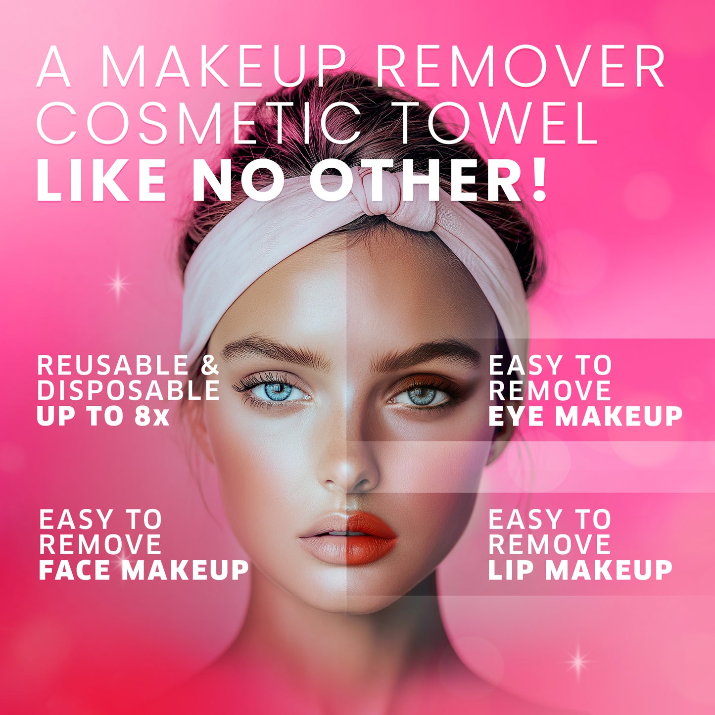 Raine Allure Makeup Remover Cosmetic Towels